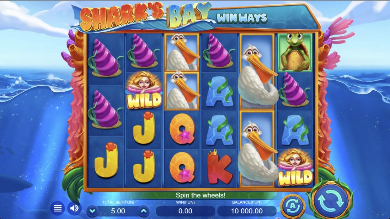 Shark's Bay Slot Gameplay
