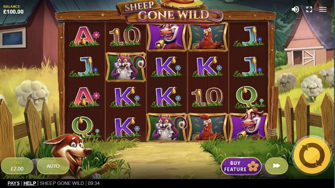 Sheep Gone Wild Slot Gameplay