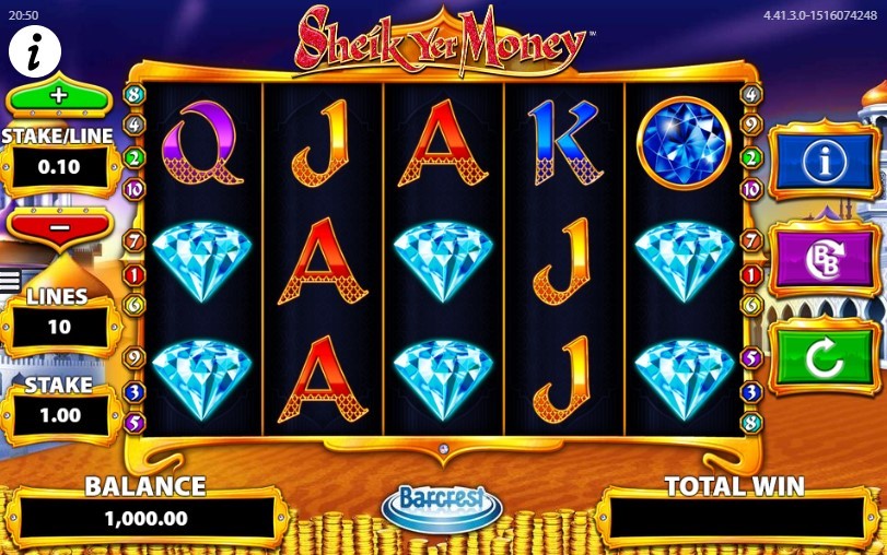 Sheik Yer Money Slot Gameplay