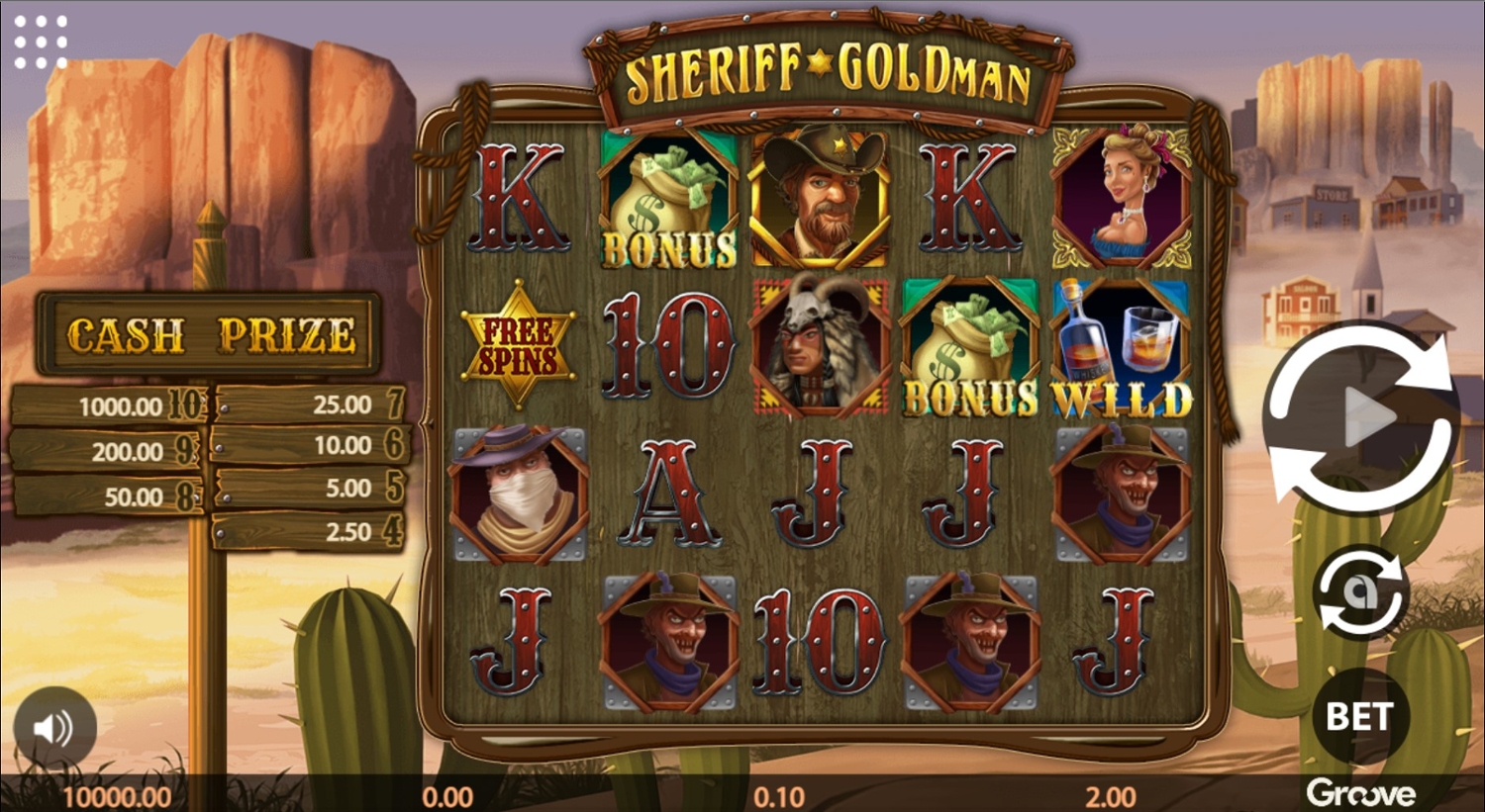 Sheriff Goldman Slot Gameplay