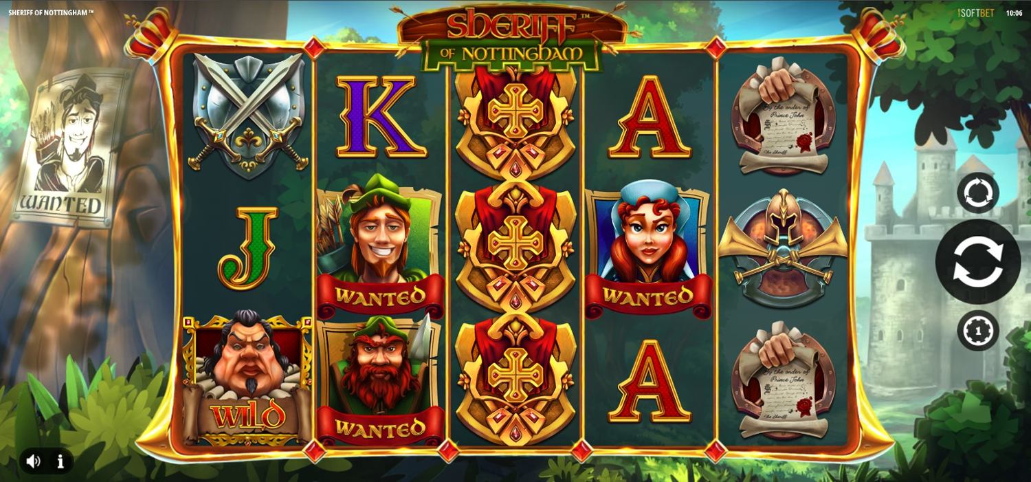 Sheriff of Nottingham Slot Gameplay