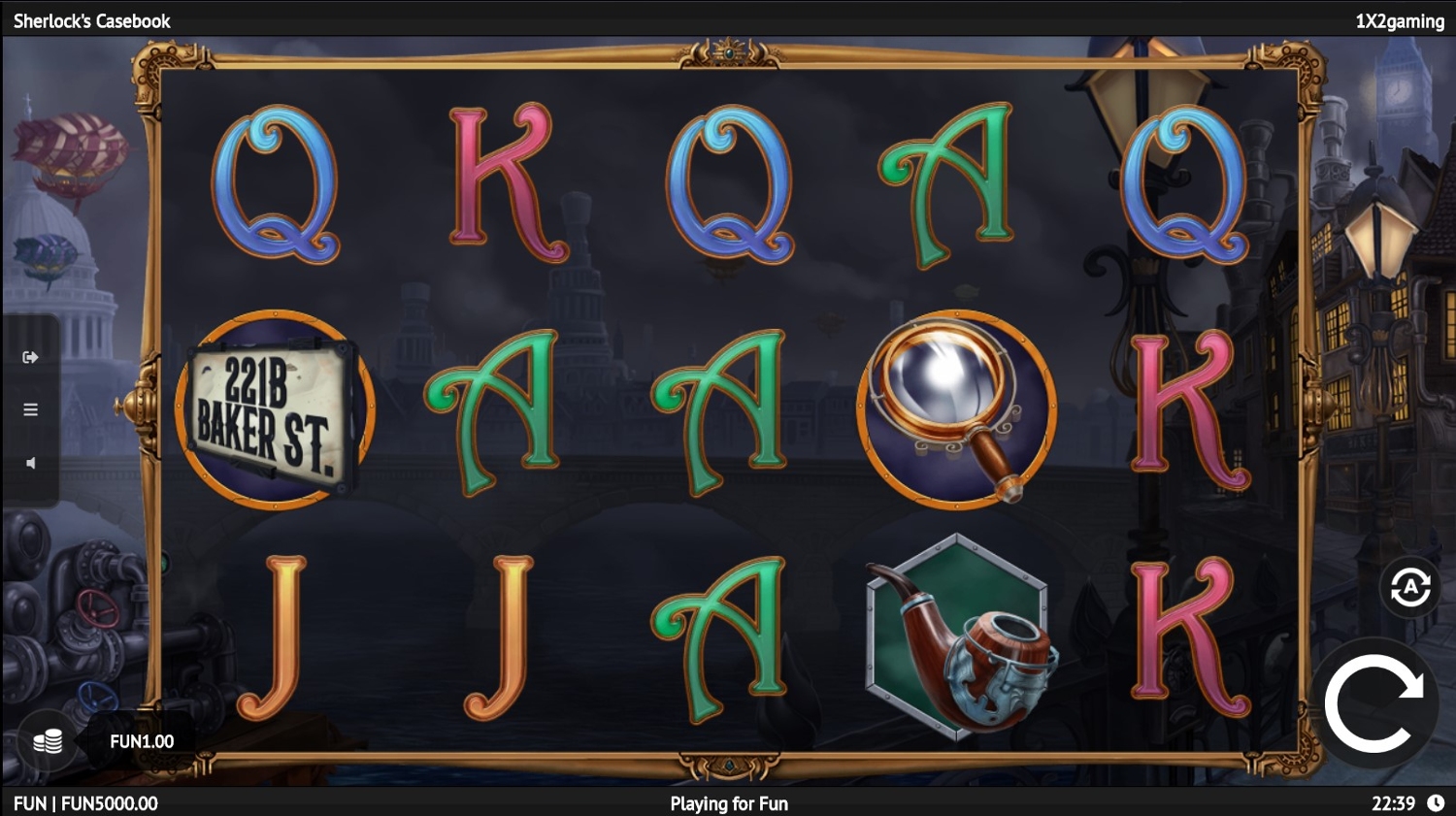 Sherlocks Casebook Slot Gameplay