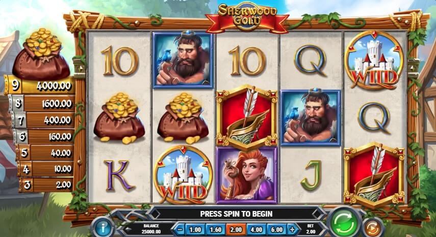 Sherwood Gold Slot Gameplay