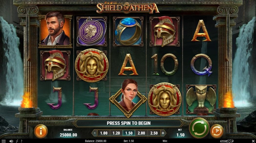Shield of Athena Slot Gameplay