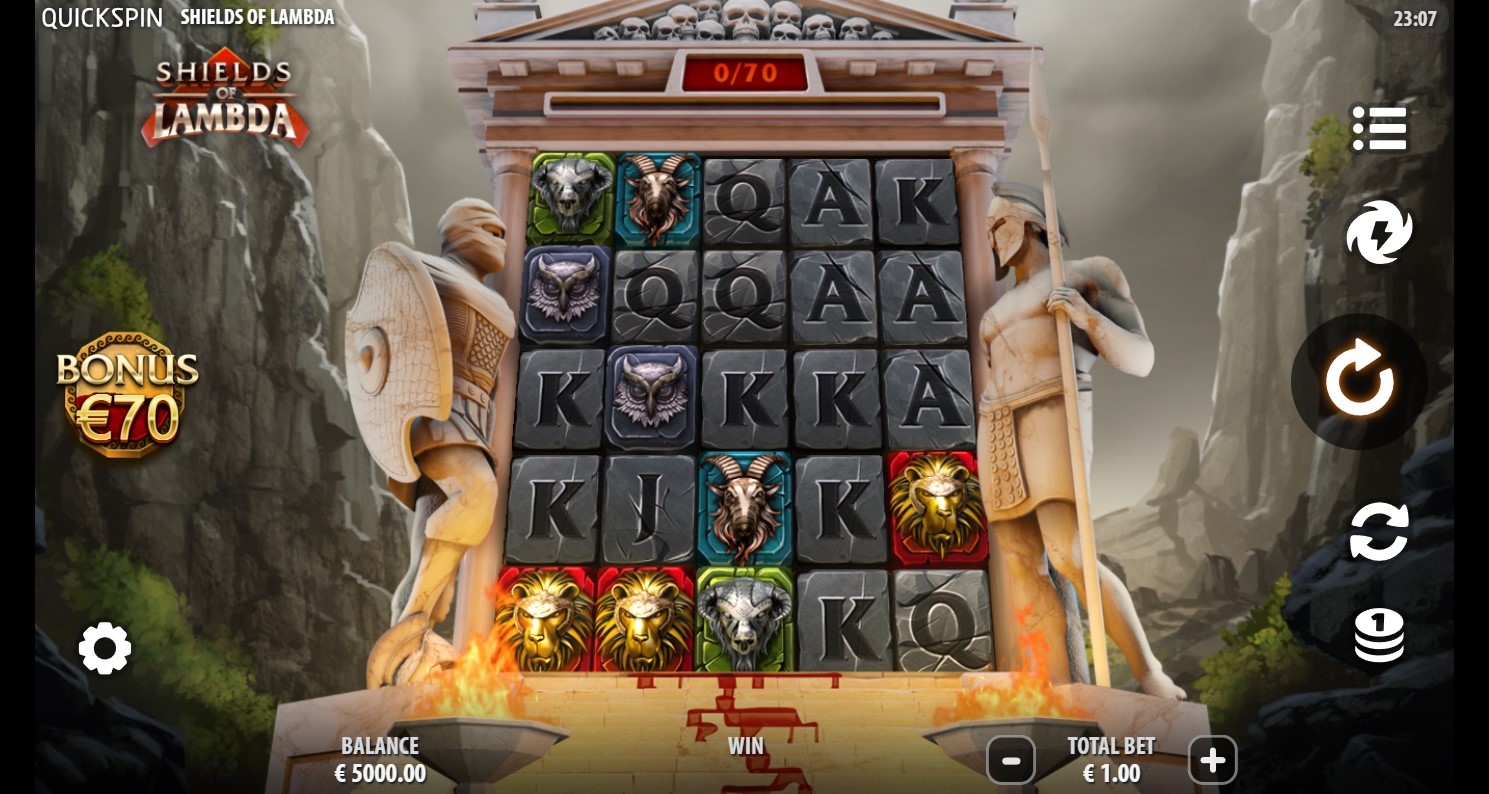 Shields of Lambda Slot Gameplay