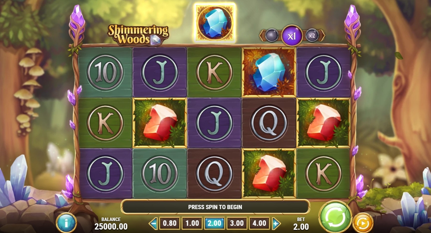 Shimmering Woods Slot Gameplay