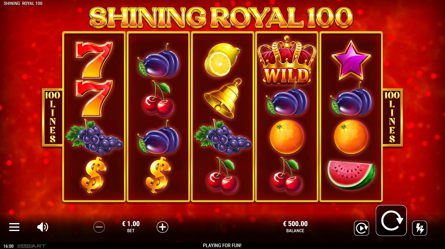 Shining Royal 100 Slot Gameplay