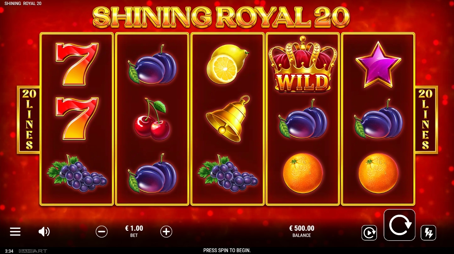 Shining Royal 20 Slot Gameplay