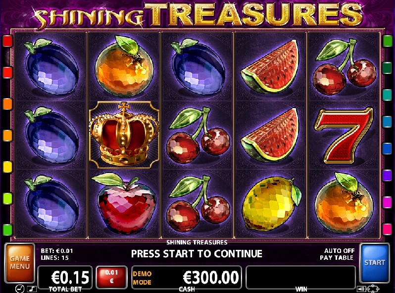Shining Treasures Slot Gameplay
