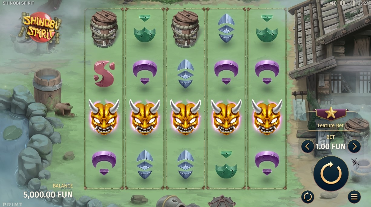 Shinobi Spirit Slot Gameplay