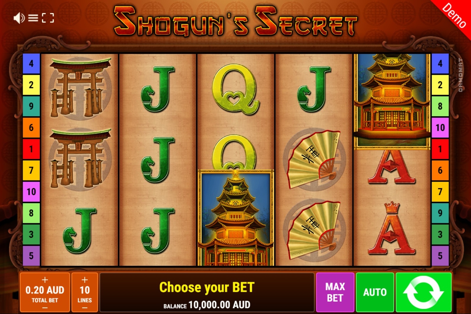 Shogun's Secrets Slot Gameplay