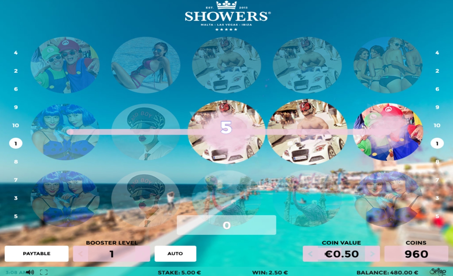 Showers Slot Gameplay