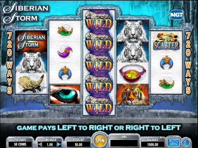 Siberian Storm Slot Gameplay