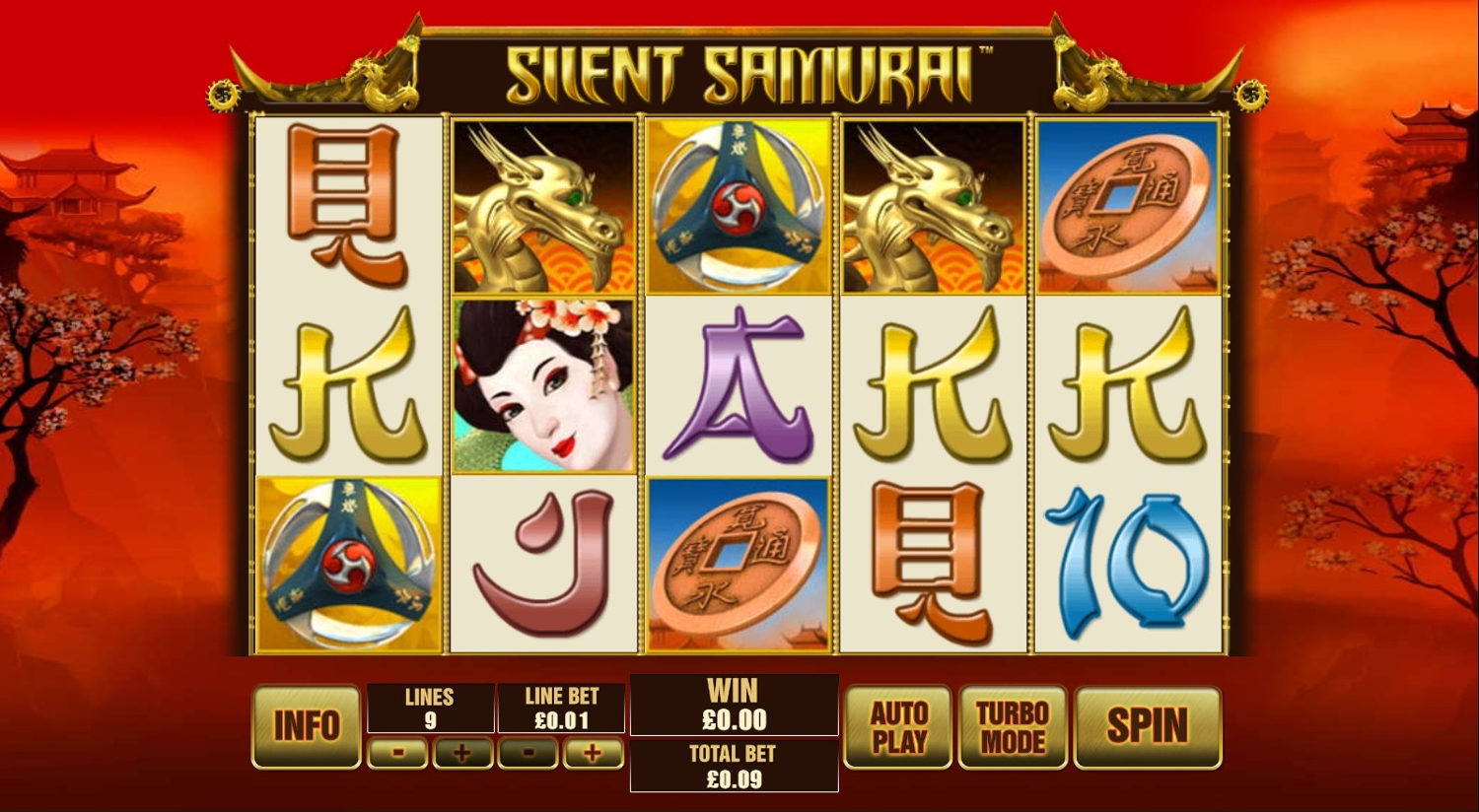 Silent Samurai Slot Gameplay