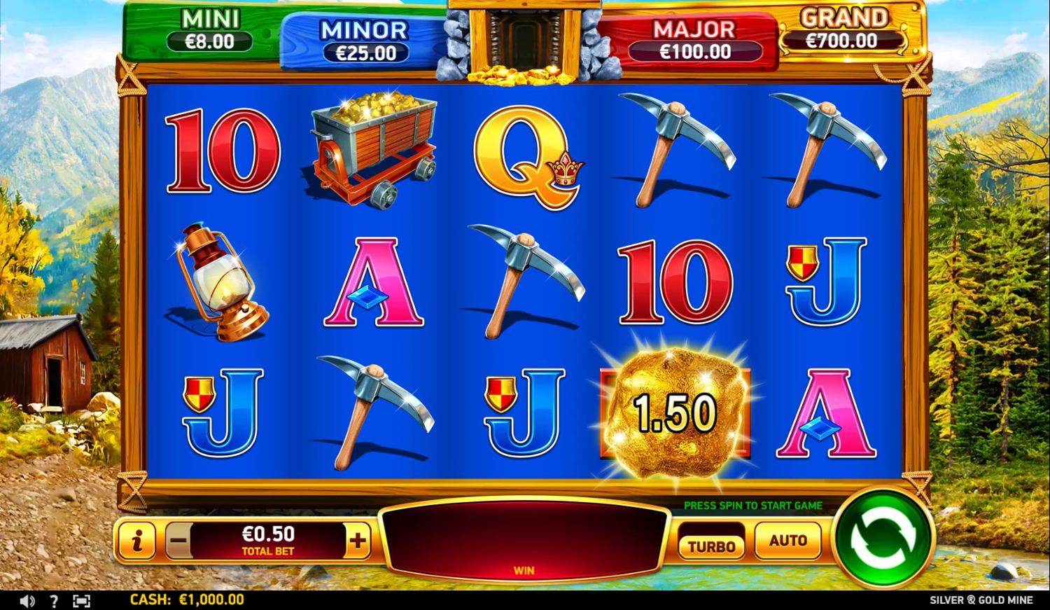 Silver & Gold Mine Slot Gameplay