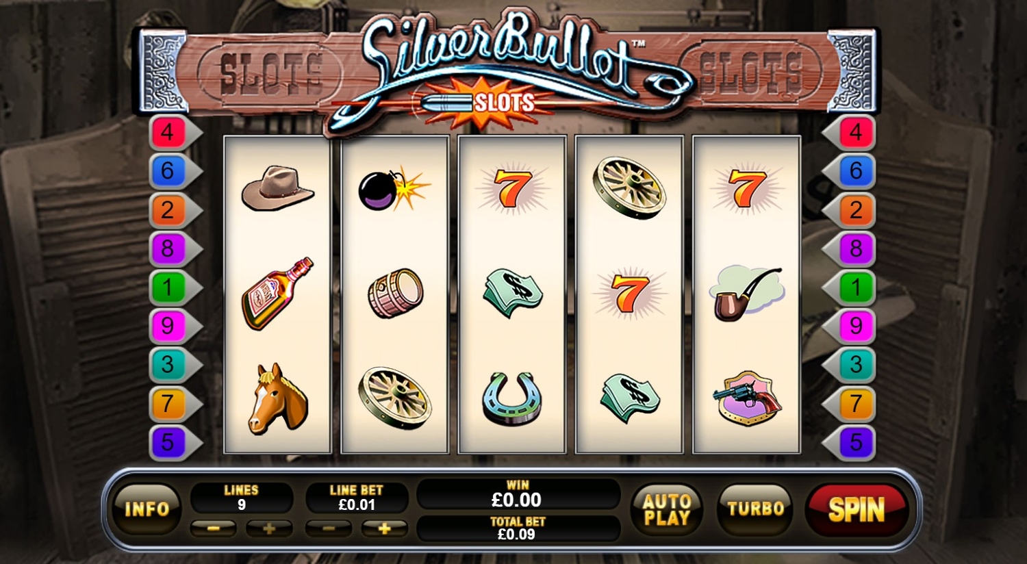 Silver Bullet Slot Gameplay