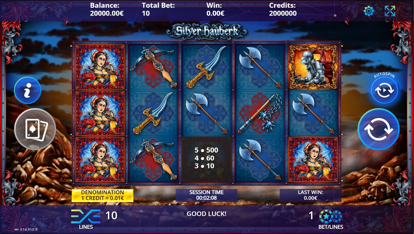 Silver Hauberk Slot Gameplay