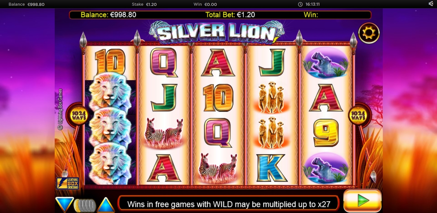 Silver Lion Slot Gameplay
