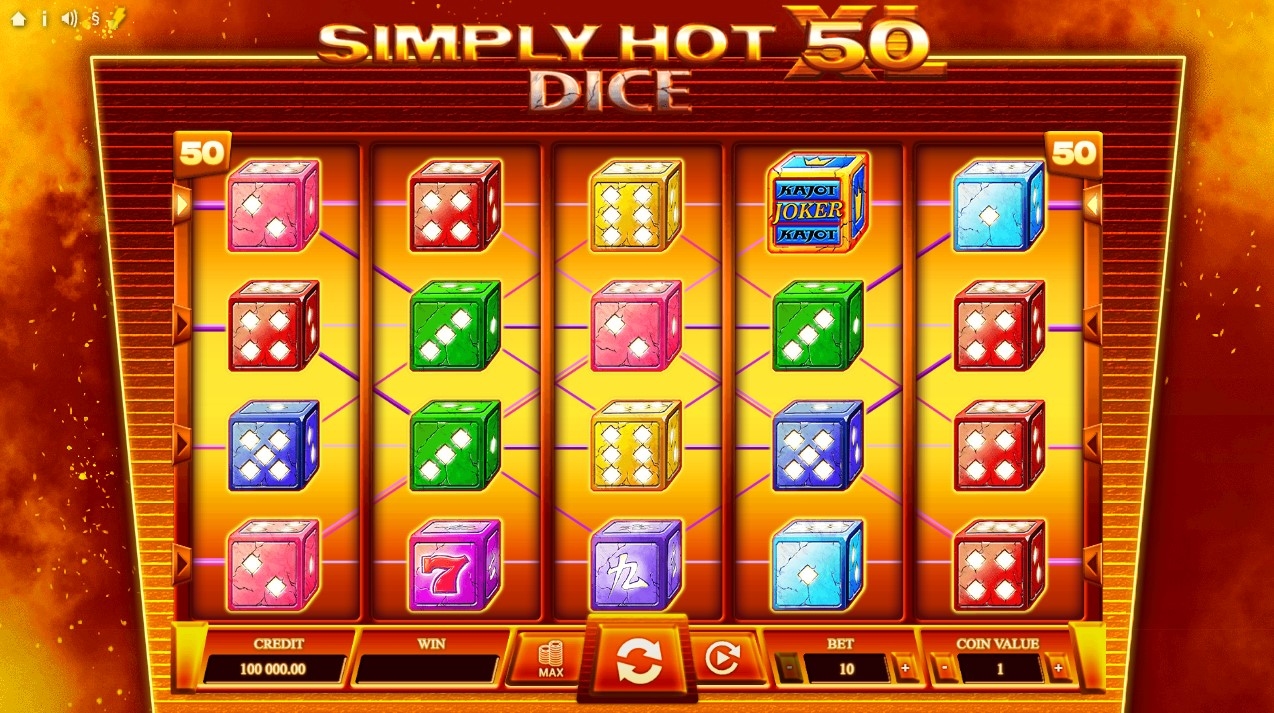 Simple Hot XL 50 Dice Slot Gameplay