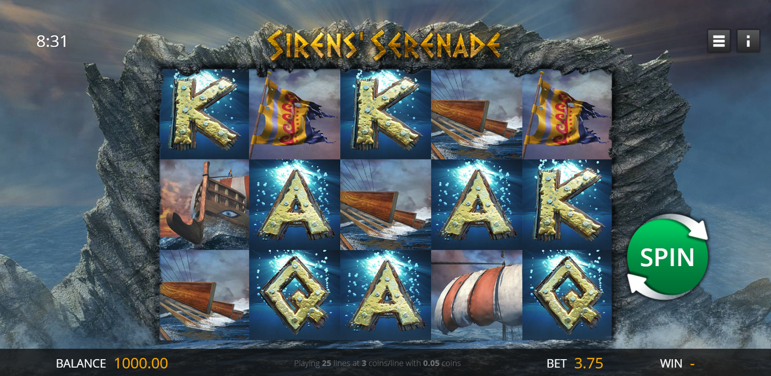 Sirens' Serenade Slot Gameplay