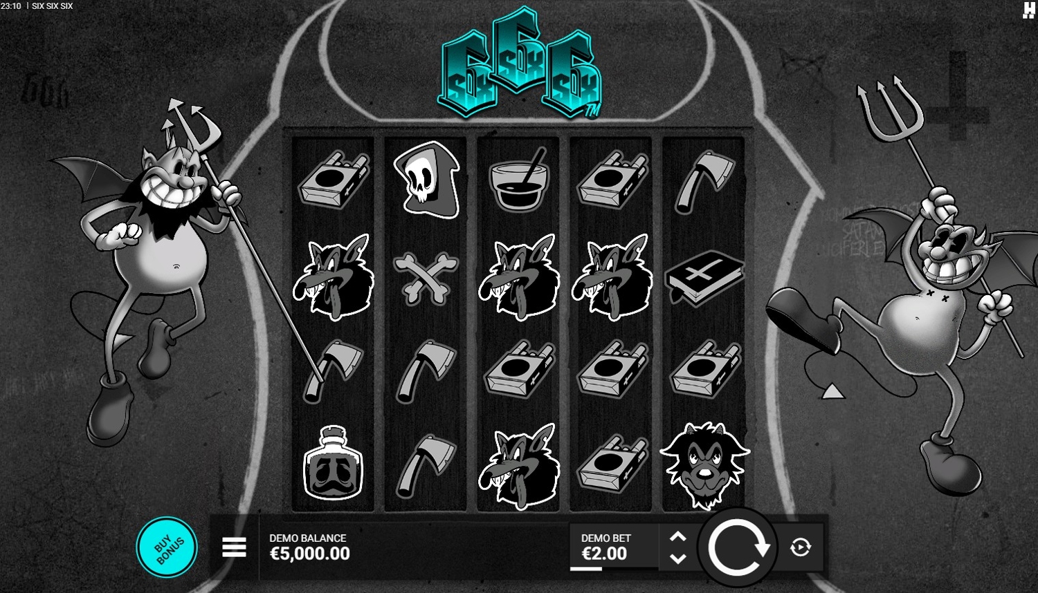 SixSixSix (666) Slot Gameplay