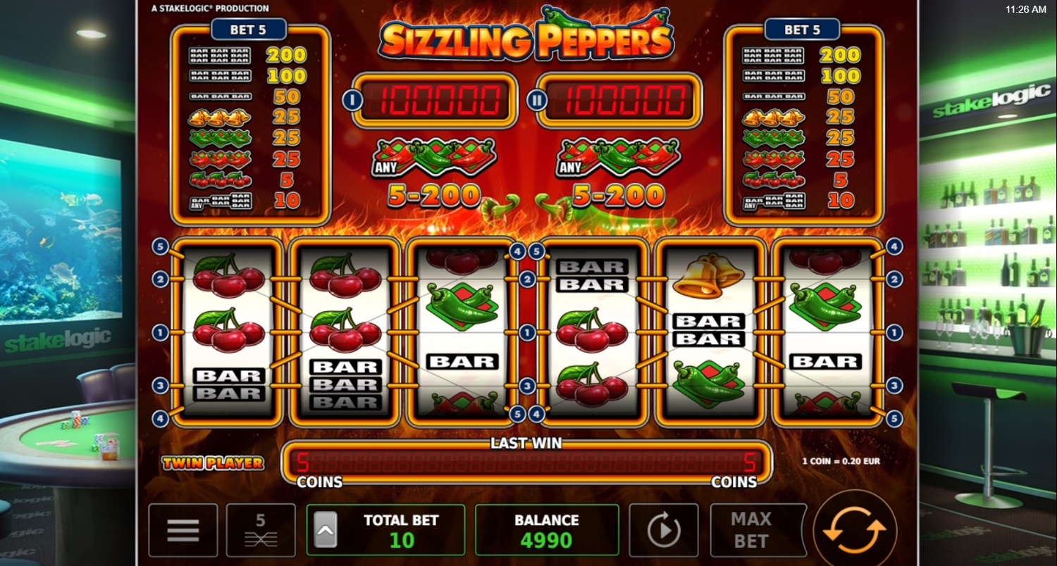 Sizzling Peppers Slot Gameplay