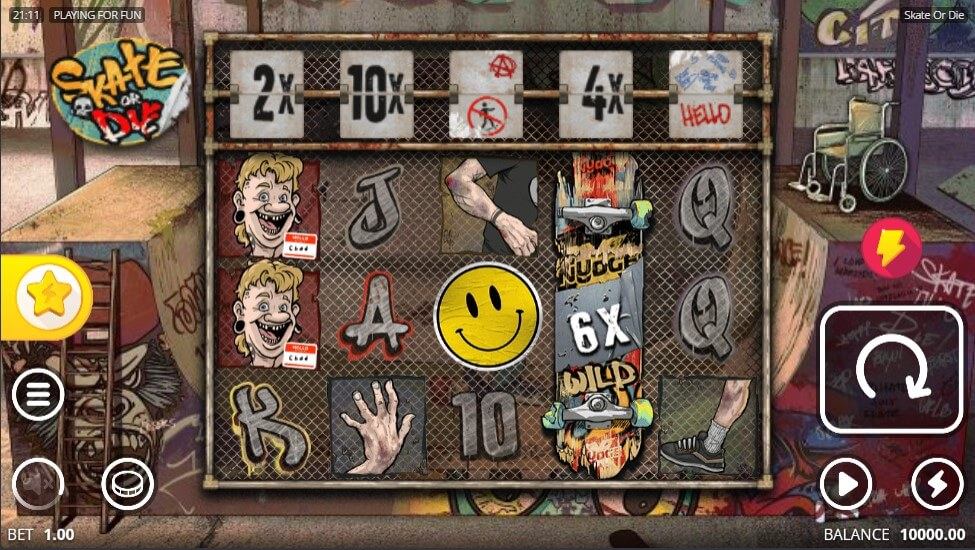 Skate or Die Slot Gameplay