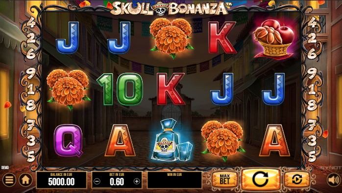 Skull Bonanza Slot Gameplay