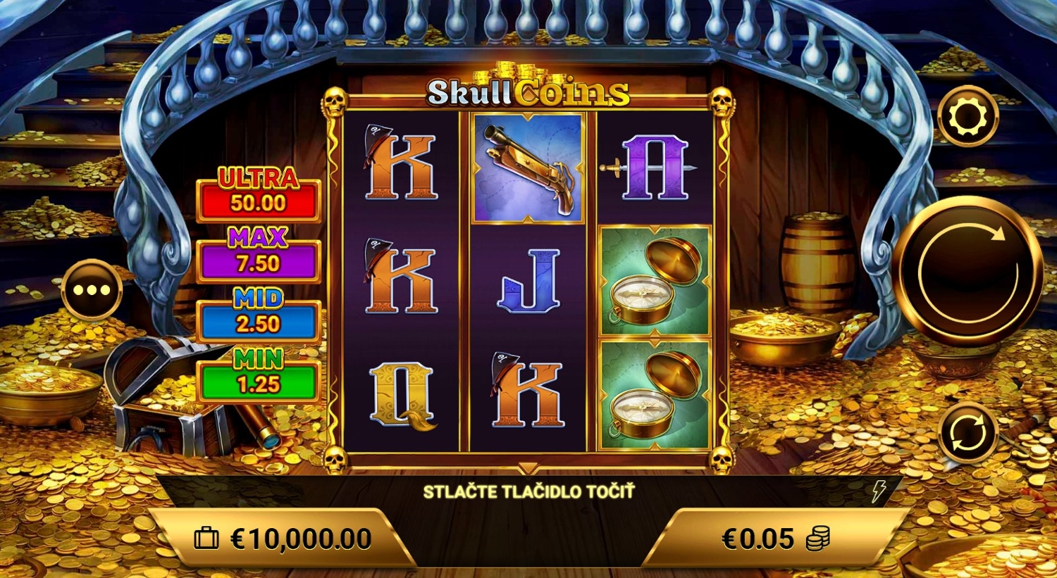 Skull Coins Slot Gameplay