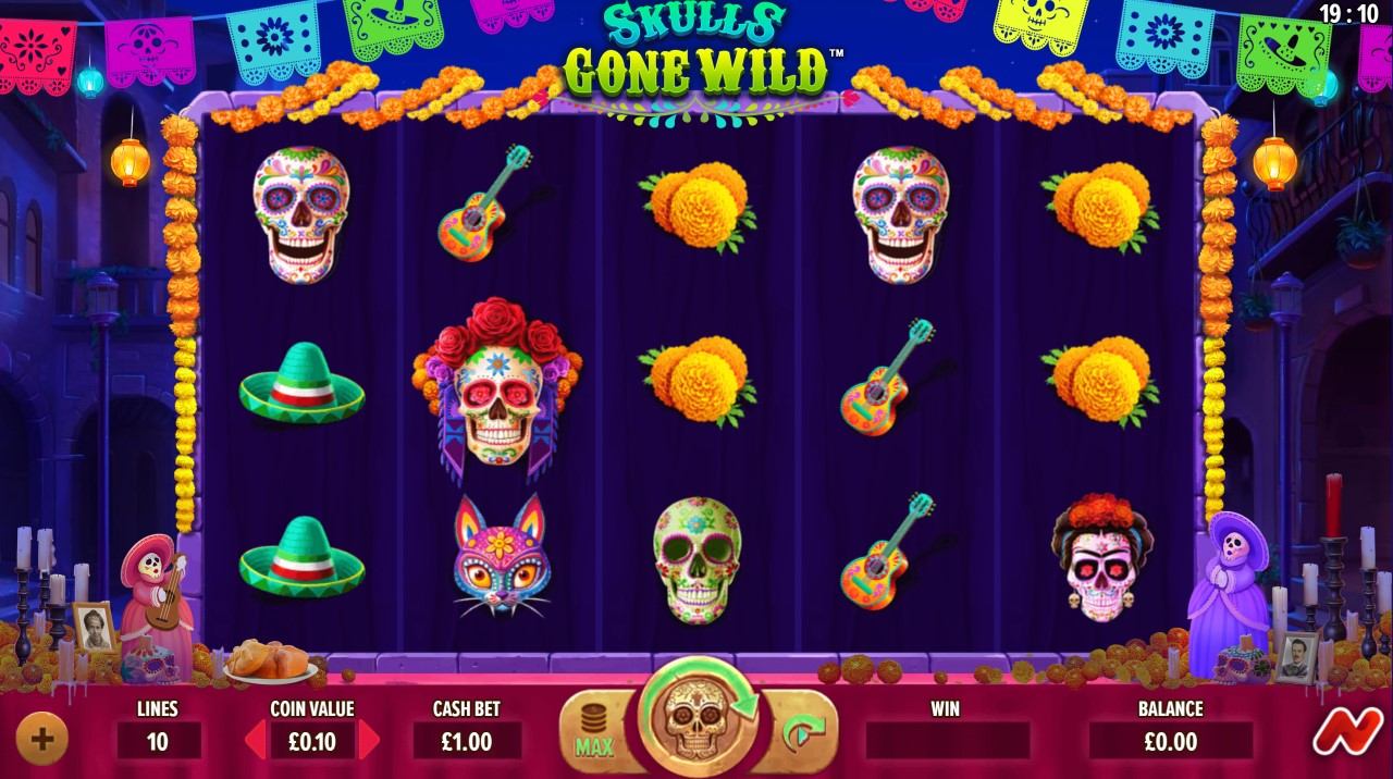 Skulls Gone Wild Slot Gameplay