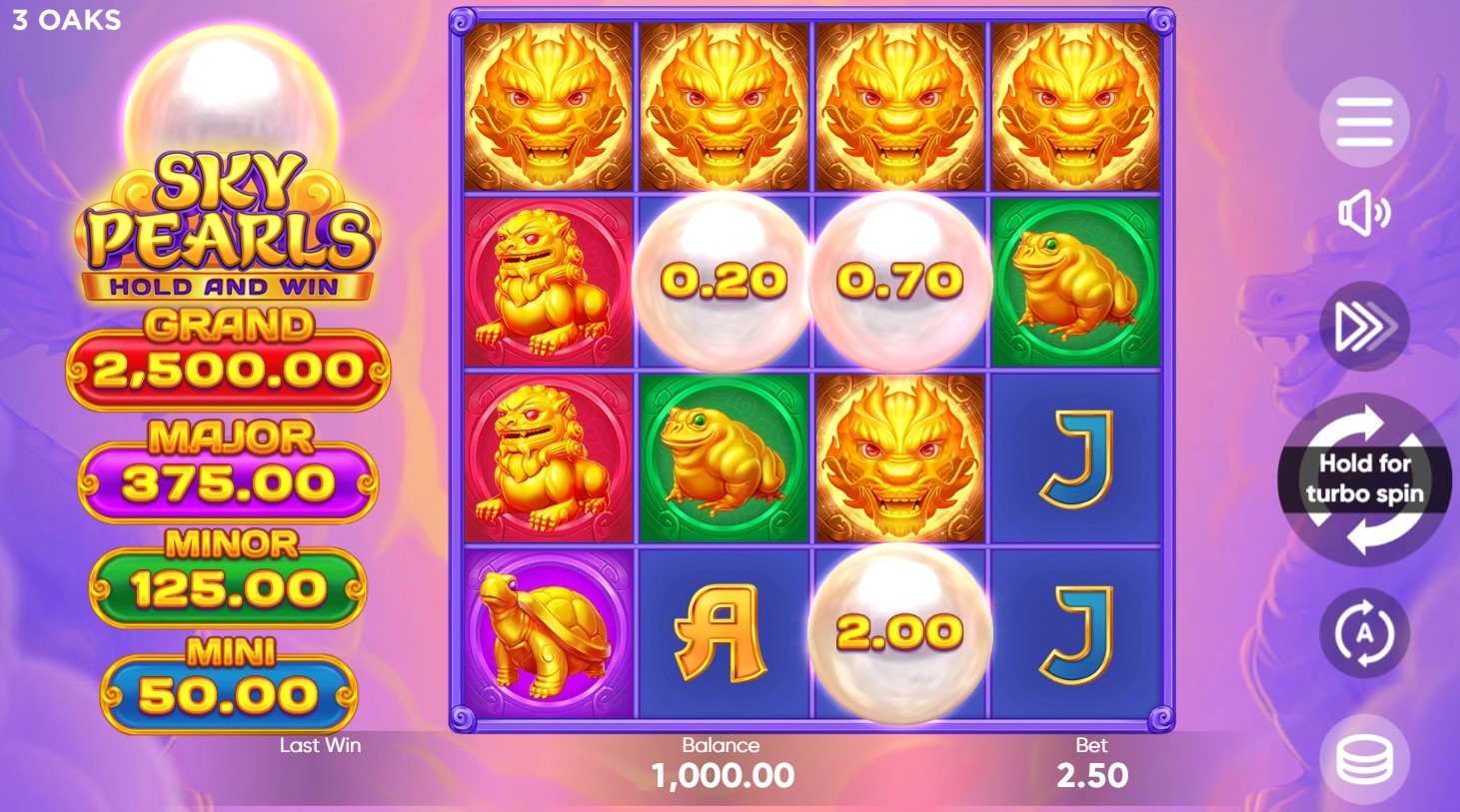 Sky Pearls Slot Gameplay