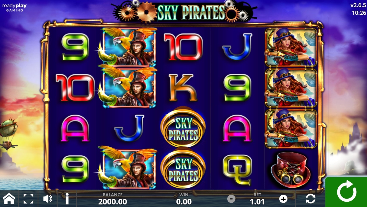 Sky Pirates Slot Gameplay
