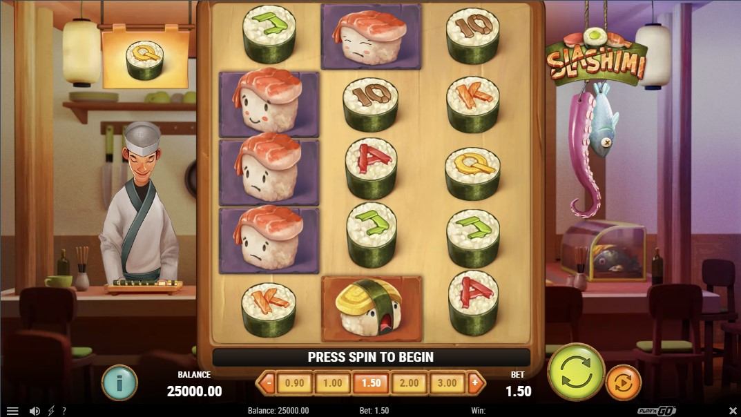 Slashimi Slot Gameplay