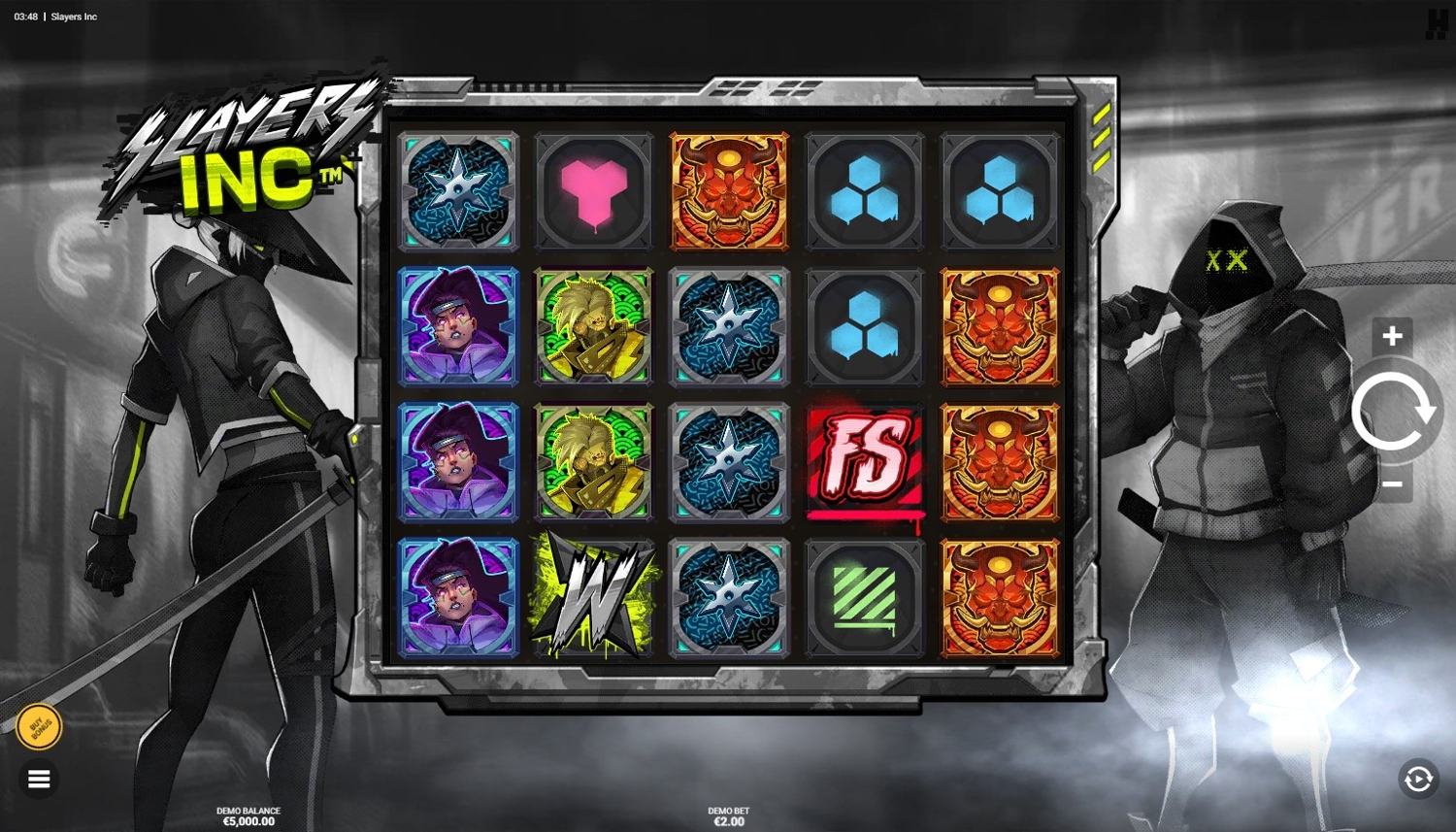 Slayers INC Slot Gameplay