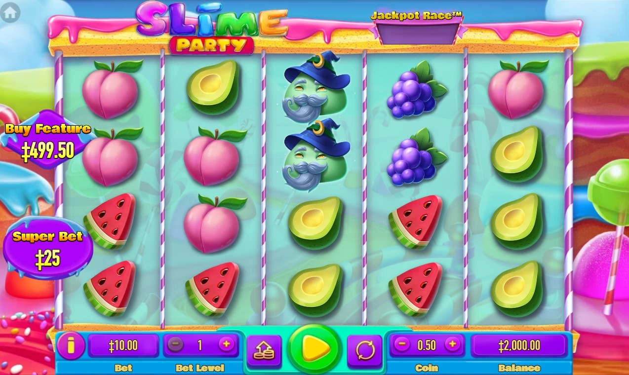Slime Party Slot Gameplay