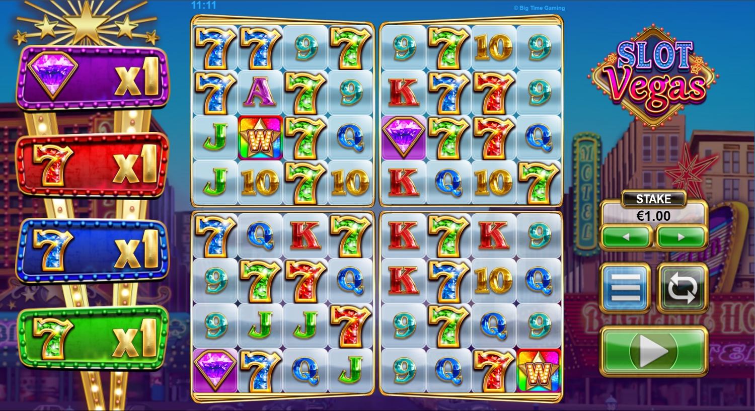 Slot Vegas Megaquads Slot Gameplay