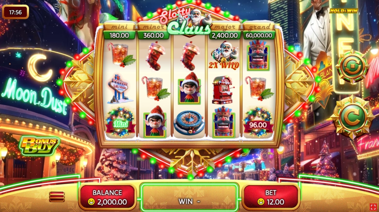 Slotty Claus Slot Gameplay