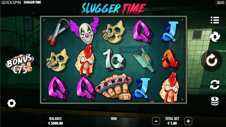 Slugger Time Slot Gameplay