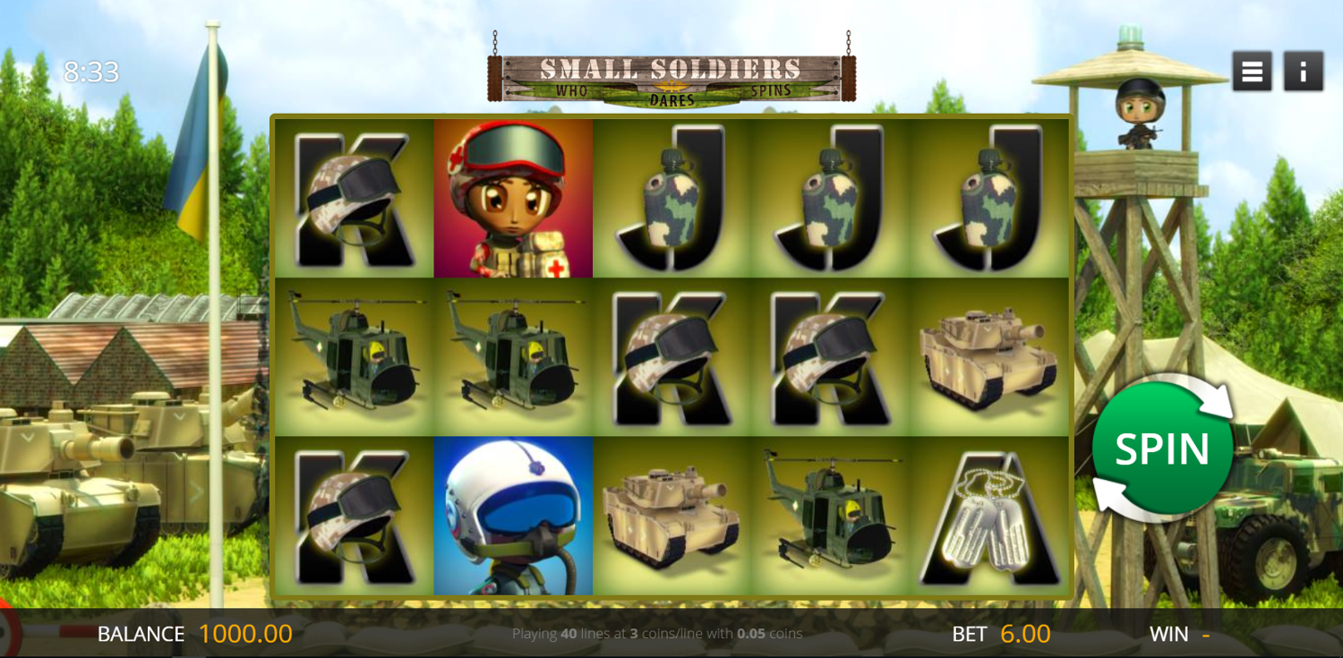 Small Soldiers Slot Gameplay