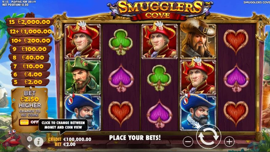 Smugglers Cove Slot Gameplay