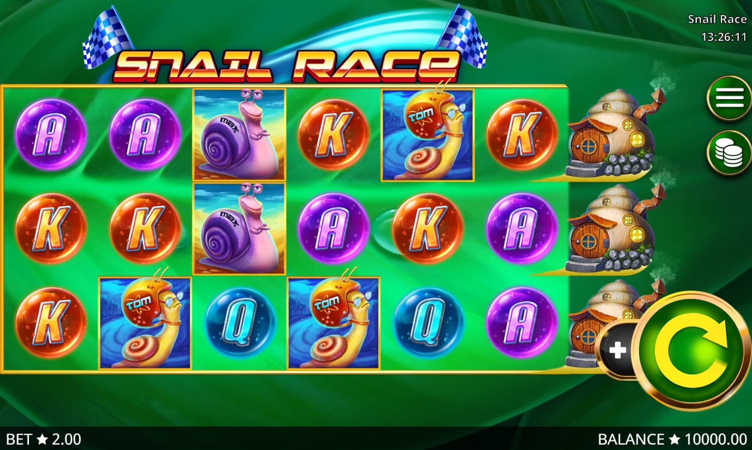 Snail Race Slot Gameplay
