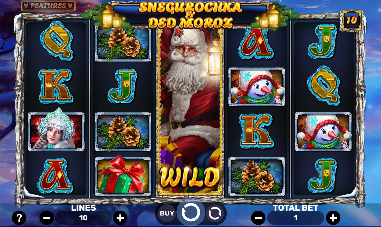 Snegurochka and Ded Moroz Slot Gameplay