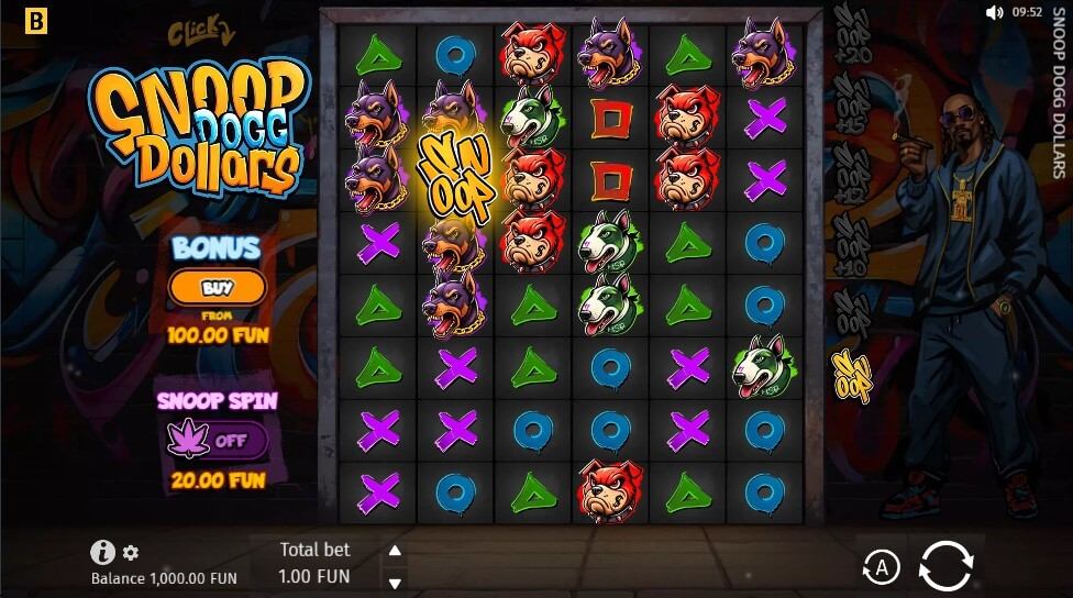 Snoop Dogg Dollars Slot Gameplay