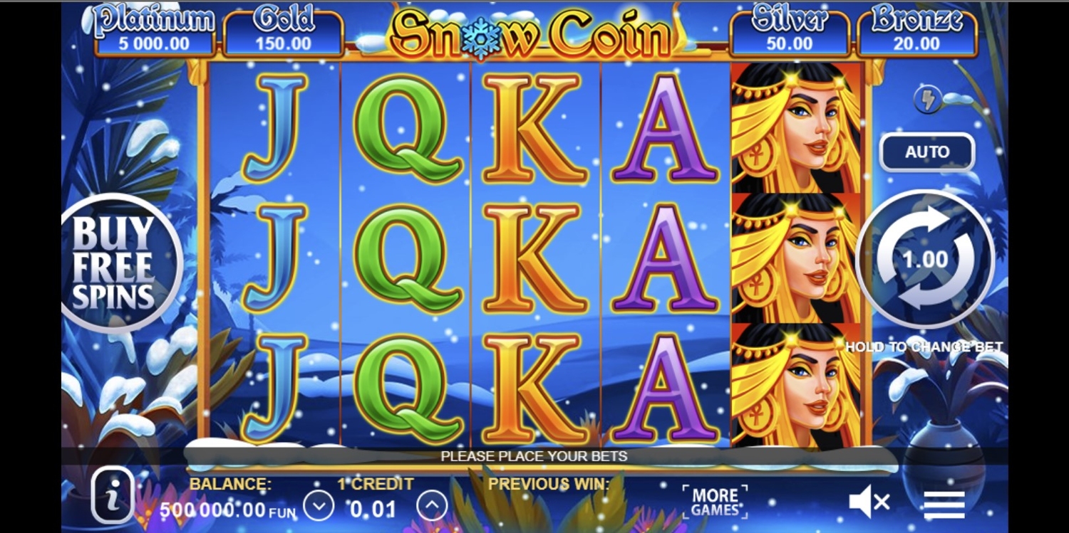 Snow Coin: Hold the Spin Slot Gameplay