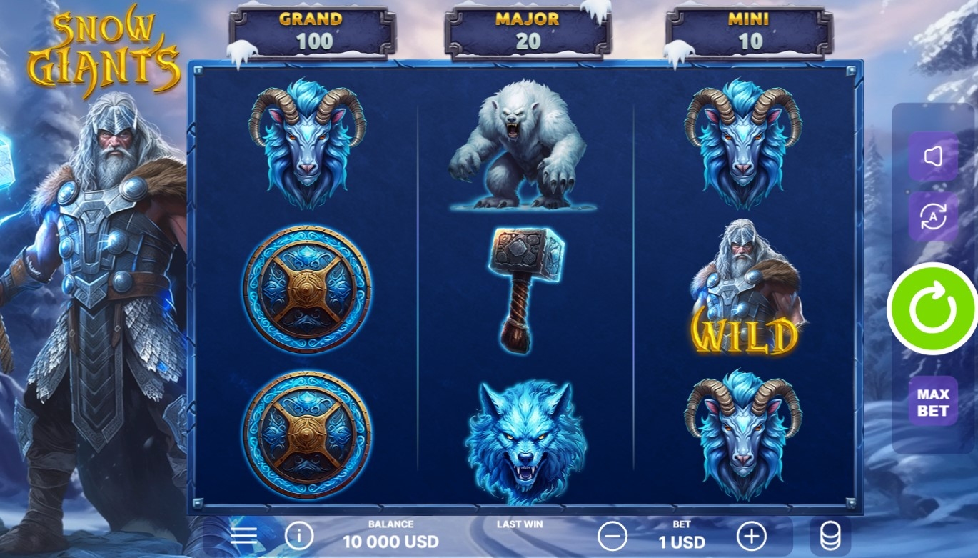 Snow Giants Slot Gameplay
