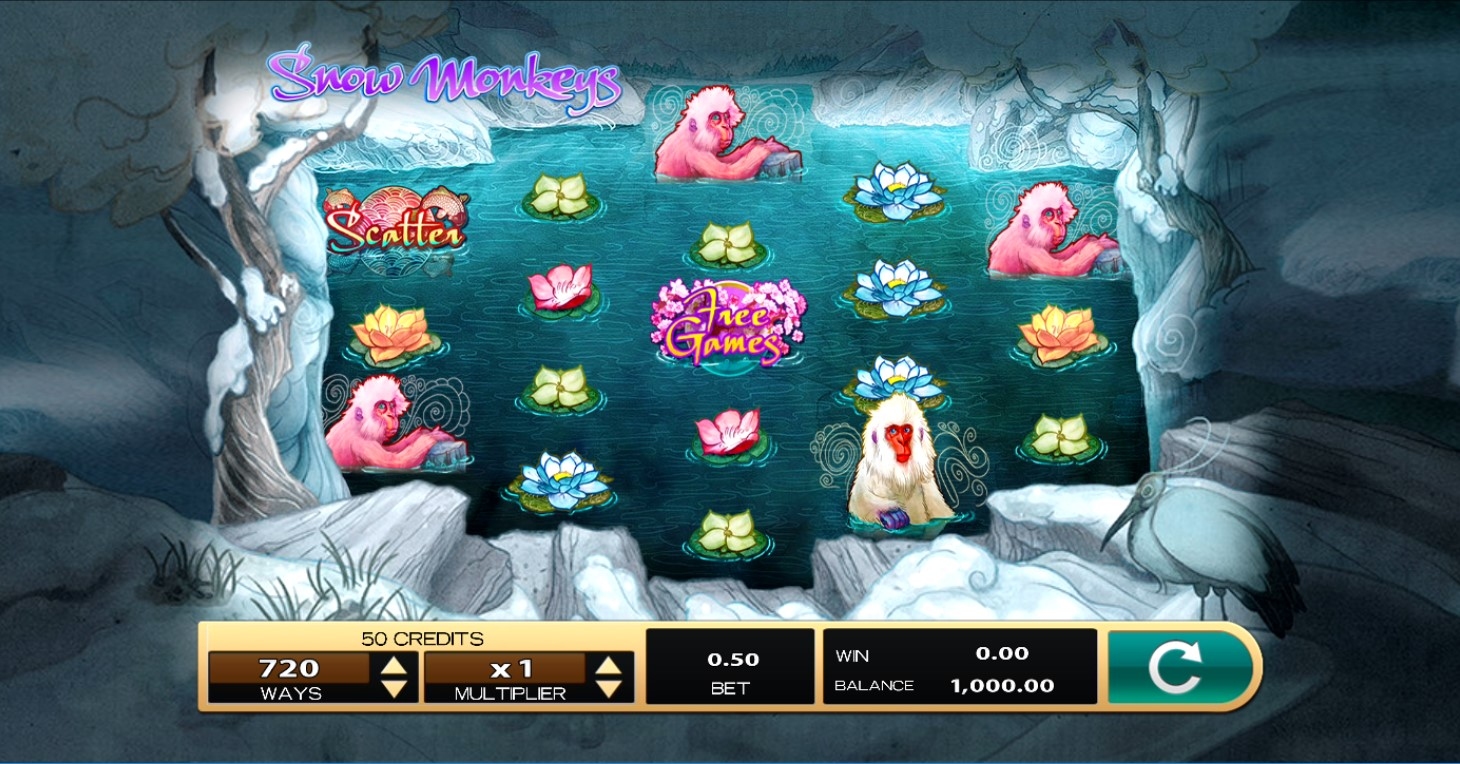 Snow Monkeys Slot Gameplay