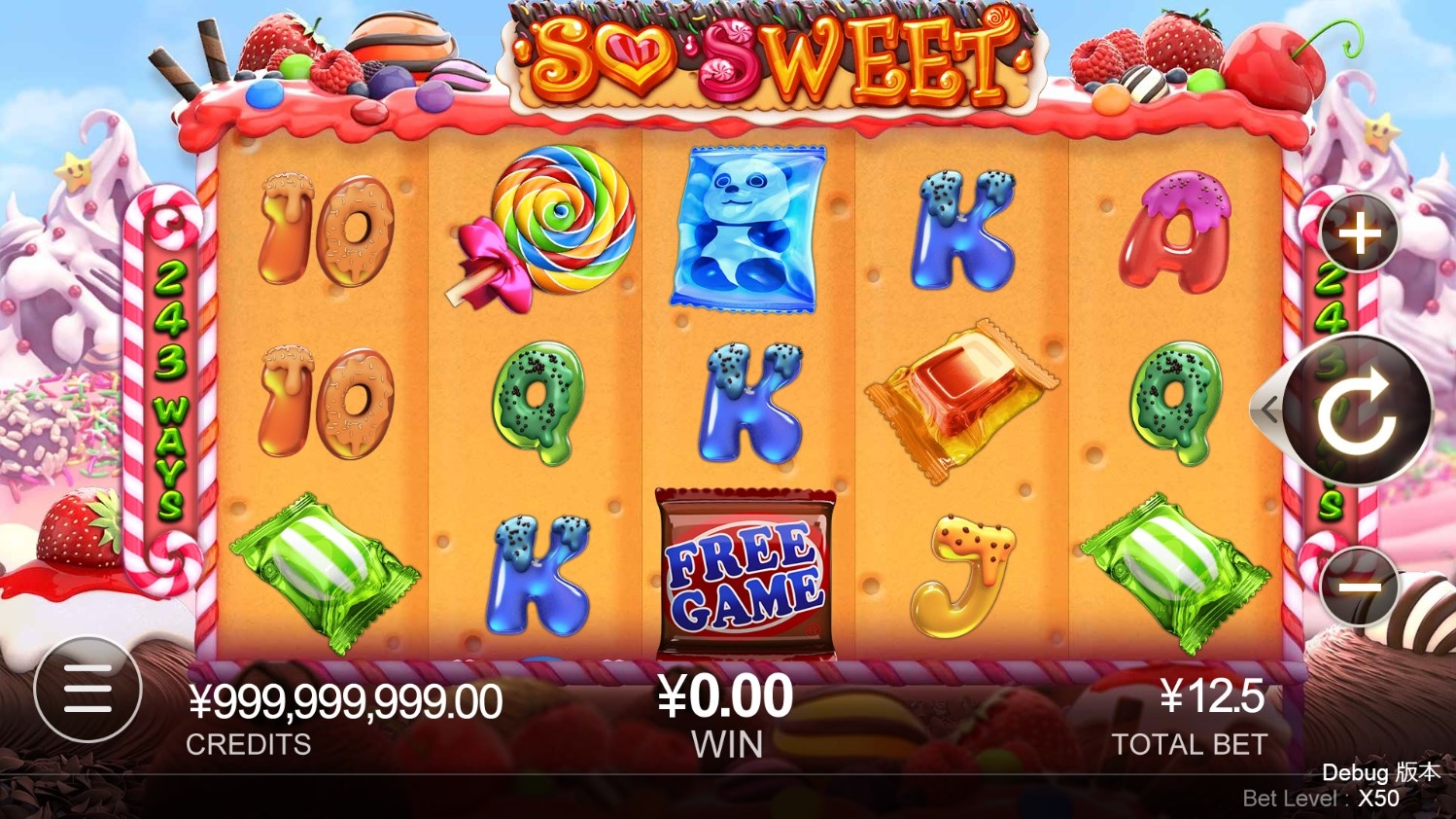 So Sweet Slot Gameplay