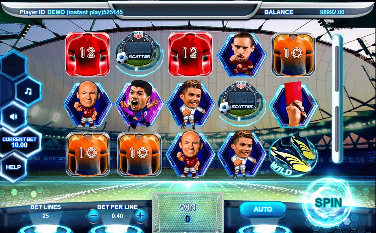 Soccer All Star Slot Gameplay