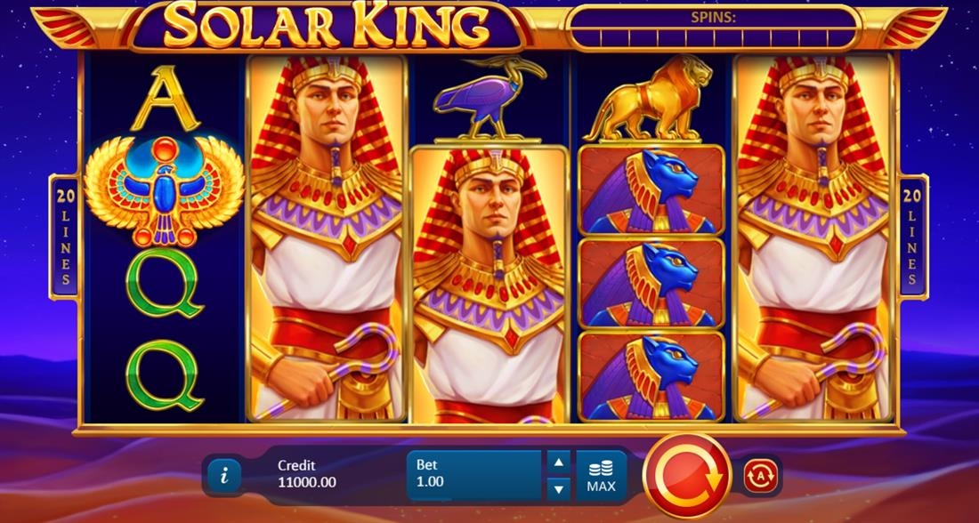 Solar King Slot Gameplay