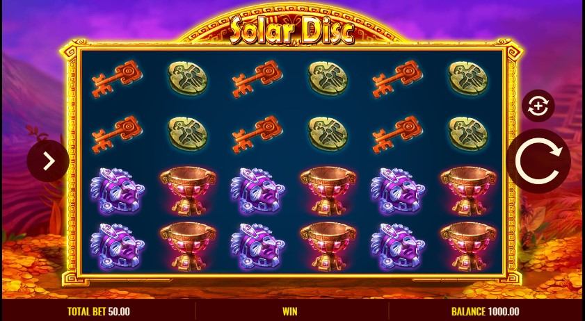 Solar Disc Slot Gameplay